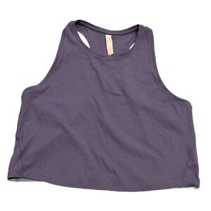 Athleta Muscle Crop Tank Navy XL